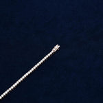 Load image into Gallery viewer, 925 silver 2mm vvs moissanite tennis bracelet, real moissanite bracelet pass diamond tester, available in different sizes, best birthday gift, moissanite bracelet for men/women