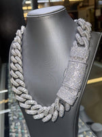 Load image into Gallery viewer, VVS1 Moissanite Diamond Miami Cuban Chain: 925 Sterling Silver, Iced Out Hip Hop Style image 3