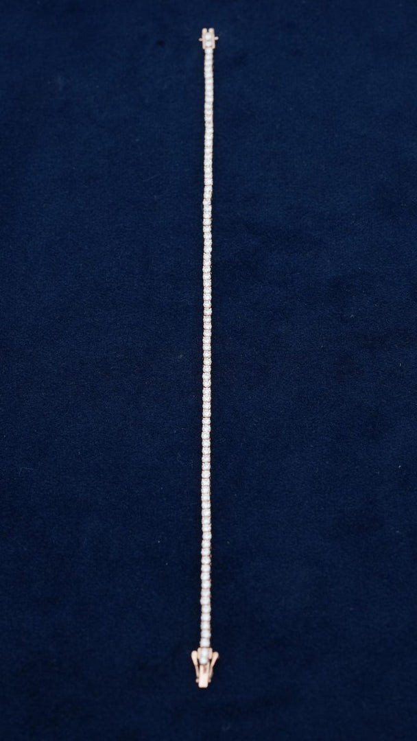 925 silver 2mm vvs moissanite tennis bracelet, real moissanite bracelet pass diamond tester, available in different sizes, best birthday gift, moissanite bracelet for men/women