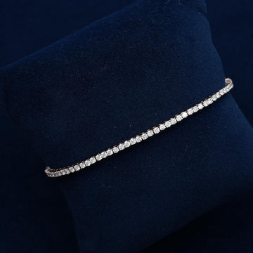 925 silver 2mm vvs moissanite tennis bracelet, real moissanite bracelet pass diamond tester, available in different sizes, best birthday gift, moissanite bracelet for men/women