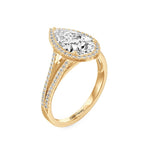 Load image into Gallery viewer, 18K Yellow Gold Lab Grown Diamond Wedding Ring for Her