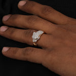 Load image into Gallery viewer, Lab Grown Diamond
Eco Friendly
CVD Diamond
Round Cut
Round Diamond Ring
Pave Diamond
Promise Ring
Anniversary Ring
Wedding Jewelry
Cluster Set Ring
Ring For Him
Men's luxury ring
best men's ring
5.2 TCW Lab Grown Diamond Cluster Ring: 14K Yellow Gold Men's Engagement