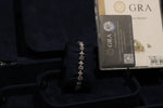 Load image into Gallery viewer, Certified VVS1 Moissanite Cluster 6mm Tennis Bracelet image 2