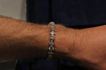 Load image into Gallery viewer, Certified VVS1 Moissanite Cluster 6mm Tennis Bracelet image 5