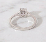 Load image into Gallery viewer, Lab Grown E,VVS2, IGI Certified Cushion Diamond Engagement Ring, Split Band Ring, Solitaire Cushion Ring for Her Anniversary Gifts image 4