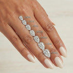 Load image into Gallery viewer, Lab grown pear shaped diamond with sizes 0.50 ct, 1 ct, 1.50 ct, 2 ct, 3 ct, 4 ct, 5 ct