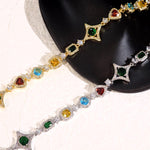 Load image into Gallery viewer, Iced Out Multi-Color Star Diamond Necklace,Hip Hop Jewelry for Men,Luxury Diamond Necklace,Stunning Jewelry Unisex,Boy Girls