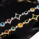 Load image into Gallery viewer, Iced Out Multi-Color Star Diamond Necklace,Hip Hop Jewelry for Men,Luxury Diamond Necklace,Stunning Jewelry Unisex,Boy Girls