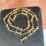 Load image into Gallery viewer, Iced Out Iron Wire Tennis Chain Necklace, Gold Silver Diamond Men's Jewelry image 14
