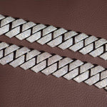 Load image into Gallery viewer, Iced Out 24MM Diamond Cuban Chain,Hip Hop Jewelry,Necklace For Men,Infinity Diamond Choker,Silver Color Chain,Necklace Unisex Gifts