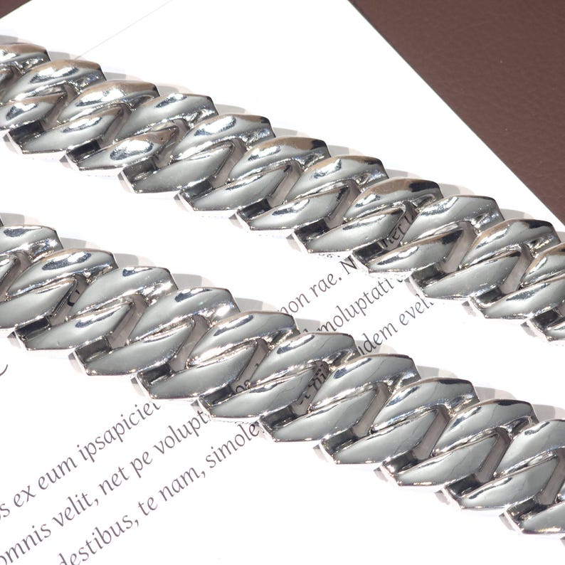 Iced Out 24MM 6 Rows Diamond Cuban Chain,Hip Hop Jewelry,Necklace For Men image 6