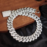 Load image into Gallery viewer, Iced Out 24MM Diamond Cuban Chain,Hip Hop Jewelry,Necklace For Men,Infinity Diamond Choker,Silver Color Chain,Necklace Unisex Gifts