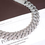 Load image into Gallery viewer, Iced Out 24MM Diamond Cuban Chain,Hip Hop Jewelry,Necklace For Men,Infinity Diamond Choker,Silver Color Chain,Necklace Unisex Gifts