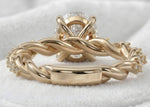 Load image into Gallery viewer, oval engagement ring vintage