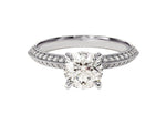 Load image into Gallery viewer, pave diamond anniversary band