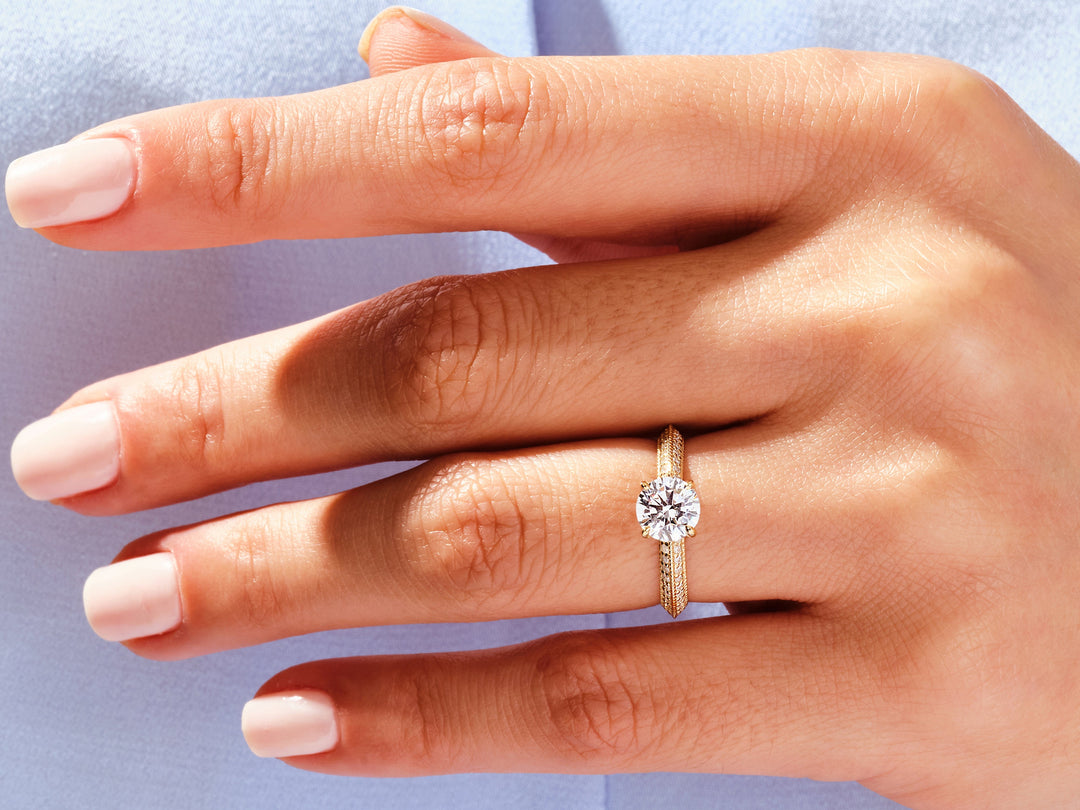 pave diamond cocktail ring