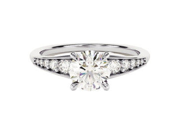 pave diamond ring band