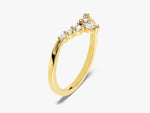 Load image into Gallery viewer, Vintage Marquise Tipped Moissanite Wedding Band
