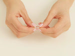 Load and play video in Gallery viewer, Chevron Moissanite Wedding Band