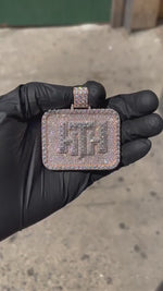 Load and play video in Gallery viewer, Custom Made Iced Out Hip Hop Pendant HTH Rose Gold
