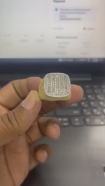 Load and play video in Gallery viewer, 4.55 Ct Hip Hop Ring in Moissanite Diamond