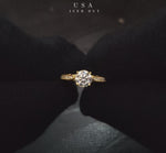 Load and play video in Gallery viewer, vintage round engagement rings​
