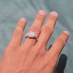 Load and play video in Gallery viewer, 5.2 TCW Moissanite Diamond Cluster Ring