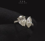Load and play video in Gallery viewer, Toi et Moi Engagement Ring

