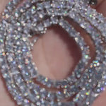 Load and play video in Gallery viewer, 4mm Moissanite Tennis Chain - 925 Silver - D Colour - Vvs1