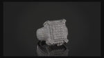 Load and play video in Gallery viewer, Moissanite Lit Legend Iced Out Ring - 925 Silver
