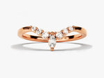 Load image into Gallery viewer, Vintage Marquise Tipped Moissanite Wedding Band