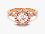 Load image into Gallery viewer, rose gold ring engagement