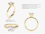 Load image into Gallery viewer, round diamond ring for women