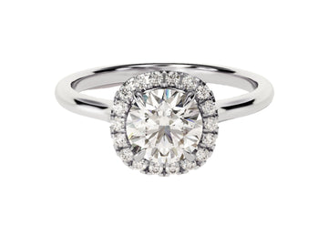 round diamond ring halo