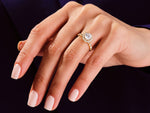 Load image into Gallery viewer, round diamond engagement ring gold