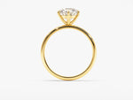 Load image into Gallery viewer, round ring designs in gold for female