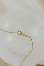 Load image into Gallery viewer, .22 ct Curved Diamond Bar Necklace
