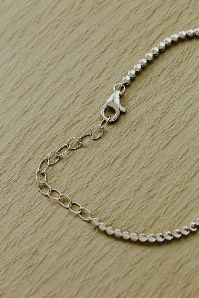 Bezel 1.60 ct Diamond Tennis Necklace