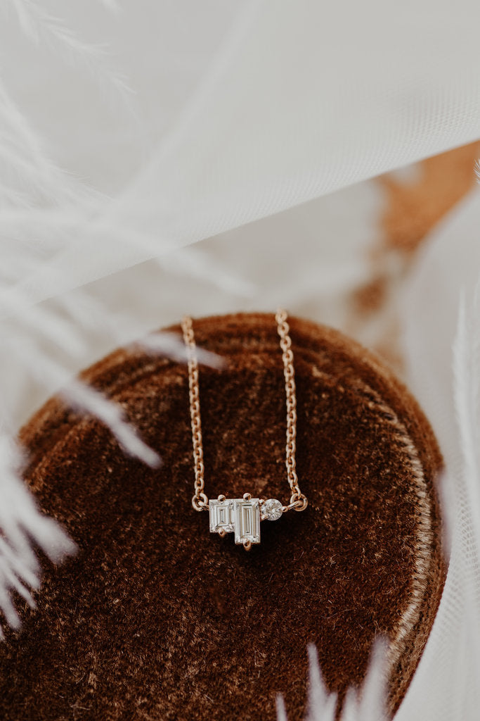 The Ellington Baguette Necklace