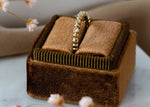 Load image into Gallery viewer, The Georgia Bezel Diamond and Bead Band