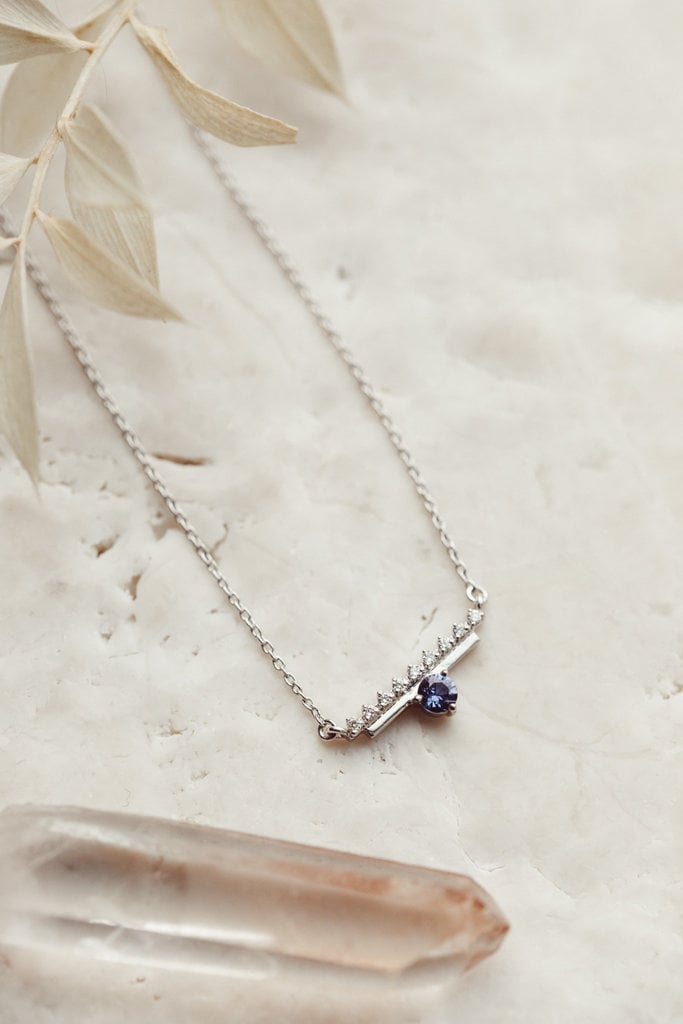 The Jubilee Diamond Bar with Gemstone Necklace