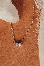 Load image into Gallery viewer, The Juliette Baguette and Round Necklace
