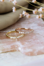 Load image into Gallery viewer, The Katherine Baguette And Round Diamond Band
