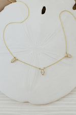 Load image into Gallery viewer, The Maren Marquise Station Necklace
