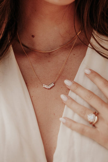 The Maren V Bar Necklace
