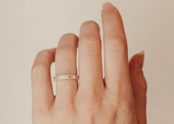 The Regina Baguette And Round Wide Band