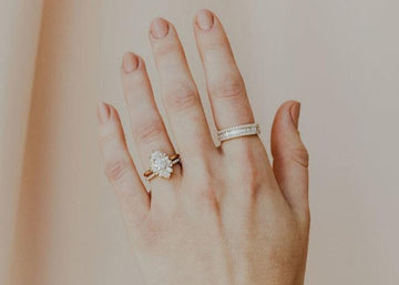 The Scarlette Baguette And Round Diamond Band