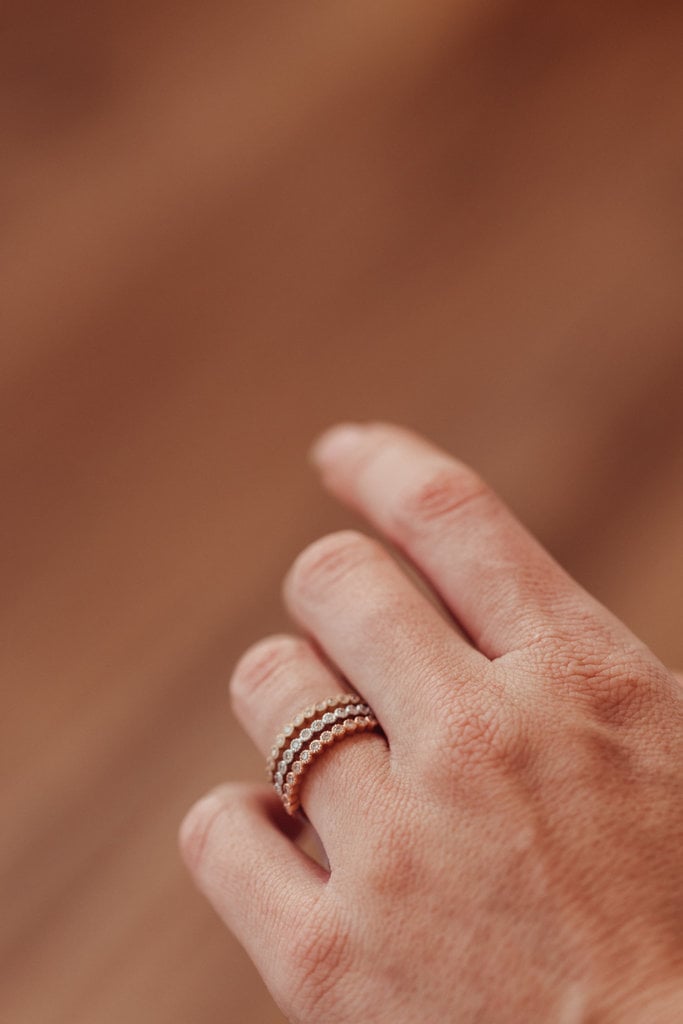 The Sophie Round Milgrain Bezel Band