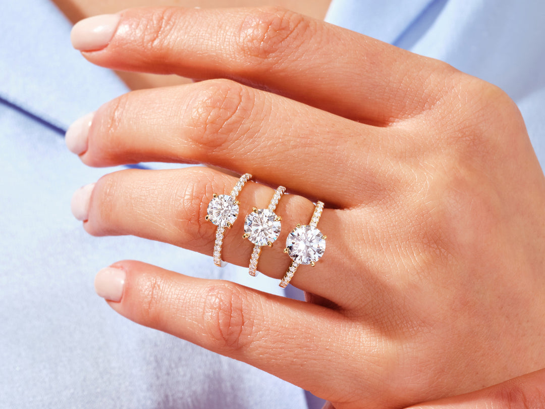 solitaire diamond ring yellow gold