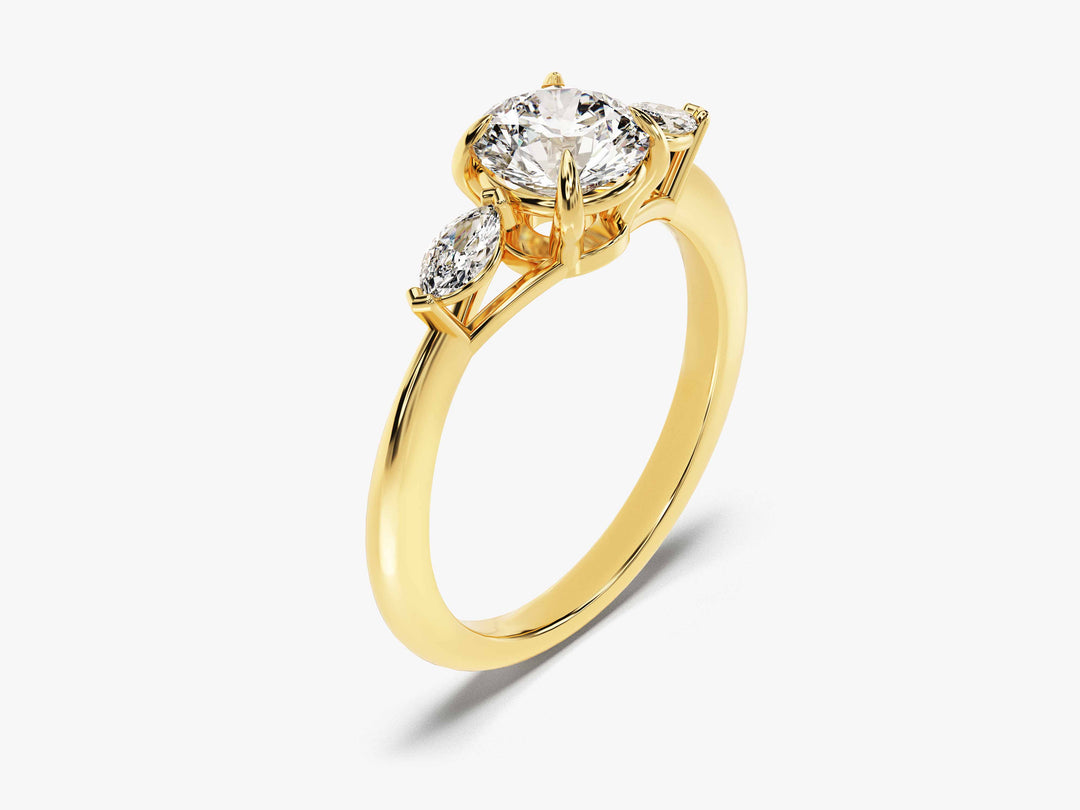 three stone engagement ring meaning
